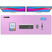 80 X 40 Cm Beige Extended Mouse Pad, Writing Pad, Office Desk Mat, Desktop Protector, Anti-Glare, Anti-Scratch, Waterproof PU Leather + Anti-Slip Velvet Surface, Multiple Sizes & Colors Available, Modern Home Decor Pad, Leather Desk & Coffee Table Pad, Laptop Protector, Washable & Reusable Extra Large Computer Mouse Pad, Easy To Clean Office & Study Supplies Gaming Mouse Pad