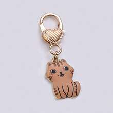 1pc Cat Keychain Pet Key Ring Animal Key Chains Souvenir Gifts For Women Men Cay Keys DIY Handmade Jewelry