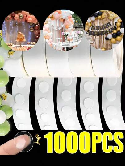 Balloon Decoration Accessories Super Sticky Stickers Balloon Double-Sided Balloon Foam Round Glue Point