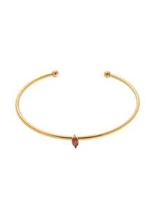 1 件 Ins 风格不锈钢十二月诞生石镶嵌锆石手链，真空镀 18K 金，展现优雅和女性魅力，女士珠宝 - 金色 - 查看 14