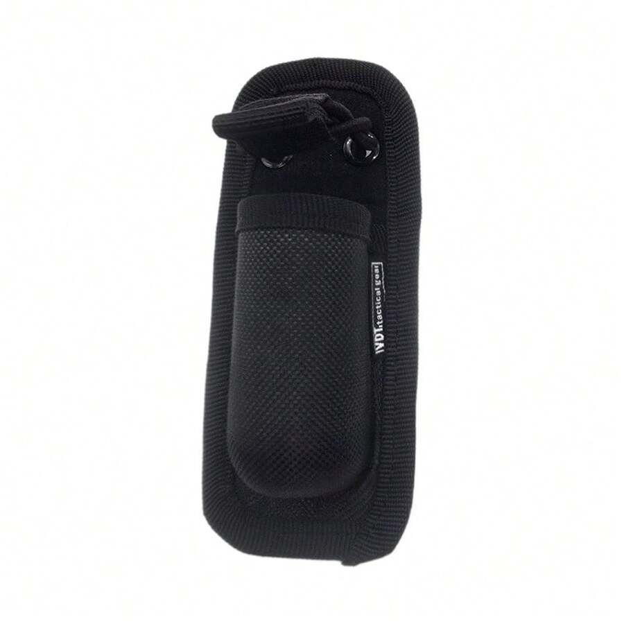 Porta gas de Lona Termoformado, Funda para gas, Estuche para gas, Soporte de gas Molle. - Negro - Ver 1