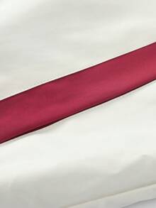 Men's Jacket, Autumn/Winter Men's Stand Collar Windbreaker Reversible Jacket, Color Block Casual Jacket, Campus Style Outerwear - Red - View 11