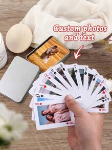 Personalized Playing Cards With 2 Jokers - Unique Gift For The Newlyweds, Custom Poker Set, Deck Of Game Cards, Husband Gift