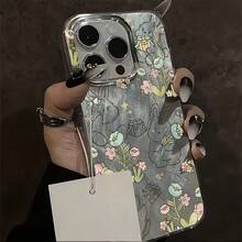 Funda para teléfono Teléfono estampado de 1 pieza, funda protectora para teléfono todo incluido, anticaídas y a prueba de golpes, accesorios de funda para teléfono de moda compatibles con la serie 11, 12, 13, 14, 15, 16 Pro Pro Plus - Colores mixtos 1 - Ver 5