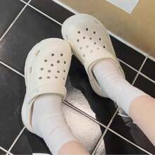 New Summer Custom Detachable Hole Shoes, Outdoor/Office Wear, Platform Breathable Women Sandals, Not Tiring Feet