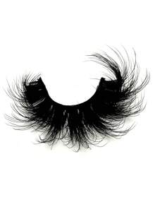 New 12 Pairs 3D Faux Mink Lashes Natural Thick Dramatic Fluffy Extended Eyelashes Wispy Lashes Natural Look 3D False Eyelashes D Curl Russian Strip Lashes Full False Eyelashes Travel Essentials Makeup Tools - Black - View 6
