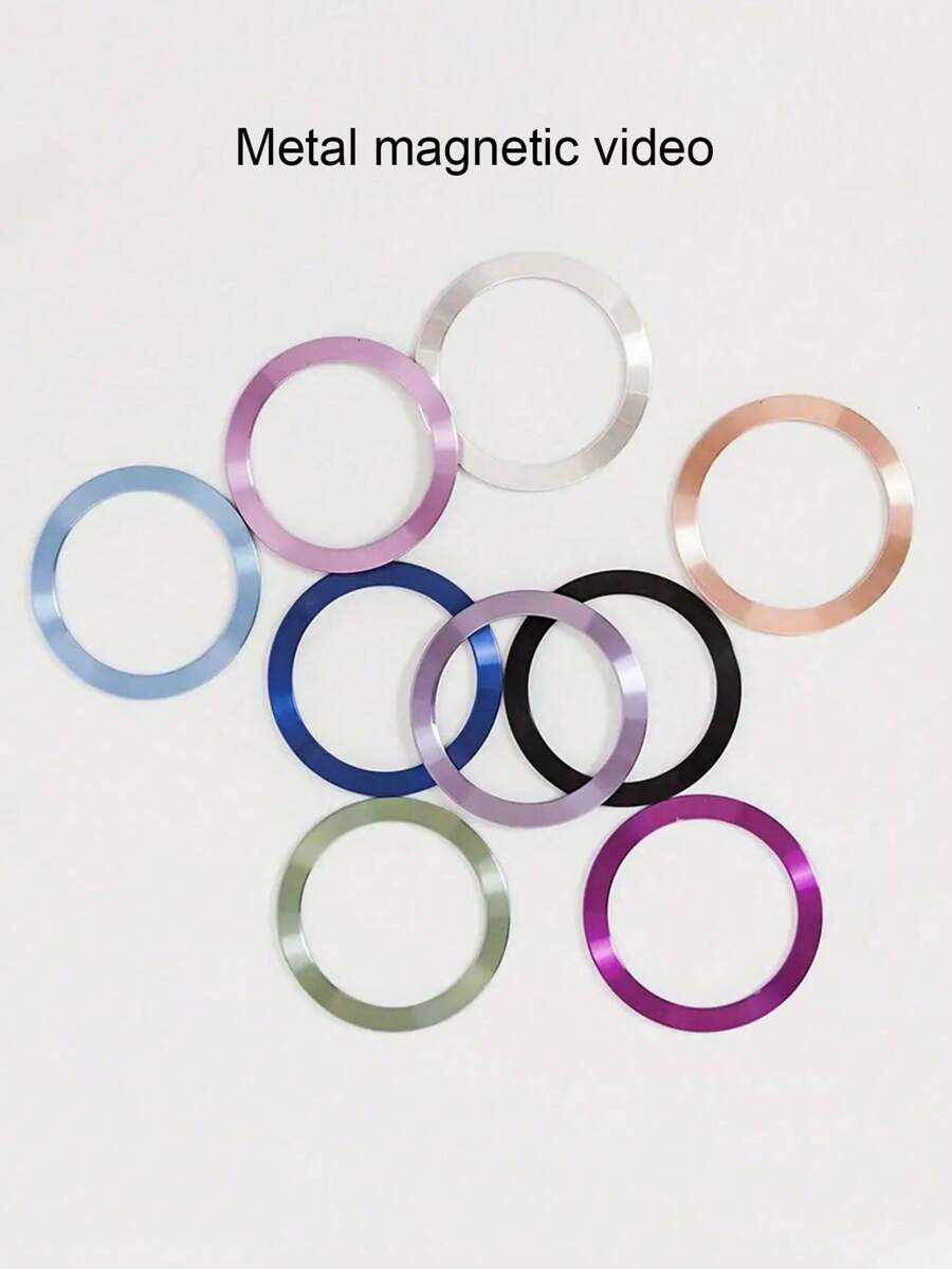Mobile Phone Magnetic Video Magsafe Charging Electromagnetic Backcare Car Magnetic Suction Ultra -Thin Magnetic Ring Iron Film Wireless Capillary Magnetic Ring Cited Magnetic Movie
