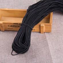 5yards/Lot 1.5mm Strong Round Elastic Ribbon Sewing Elastic Band Fiat Rubber Band For Waist Band Stretch Rope DIY Mask Lanyard