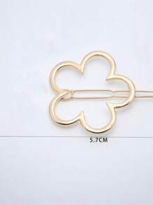 2 Peças/1 Peça/Conjunto Clipes de Cabelo Retrô Elegantes de Liga de Zinco Redonda - Clipe de Cabelo Forte e Antiderrapante para Mulheres e Meninas, Presilhas de Estilo Francês para Coque/Coque, Dourado e Prata (Para Cabelo Fino/Grosso)