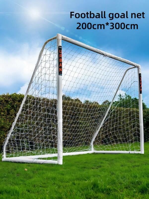 1 Stück/2 Stück 3*2m Fußballnetz. Das Netz ist für Fußballtore Outdoor. Es ist ein Standard-Fußballtor-Netz für Fußballtraining und Wettbewerbe. Es beinhaltet Fußballtor-Netze, Fußballnetze für Erwachsenensport-Training, Fußballnetze für Outdoor-Sporttraining, Strandutensilien, Schwimmspiele. Es eignet sich für tägliches Fußballtraining, Organisieren von Fußballspielen, Ersetzen des Tornetz und ist Fußballtrainingsausrüstung.