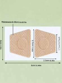 指甲贴，自然浅米色指甲贴 - 修复变色和受损的指甲，适用于受损和变色的指甲 - 膚色 - 查看 6
