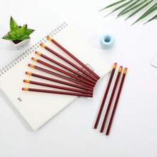 10 Stück/50 Stück natürliche Holz HB Bleistifte, 1,0-1,9mm Mine, geeignet zum Schreiben, Kalligraphie, für Studenten, Skizzieren, Zeichnen, Notizen, als Geschenk, für Hochzeiten, Hotels, Bürobedarf, Schulbedarf, Prüfungen, Urlaubsgeschenke