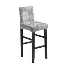 1/2/4/6pcs Stretch Printed Bar Stool Chair Cover, Home/Hotel Use - Multicolor - View 15