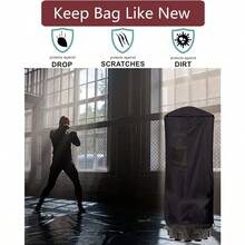 Standing Punching Bag Cover Outdoor Waterproof Standing Heavy Bag Protective Cover For Boxing Bag YFHL3 - 黑色 - 查看 8