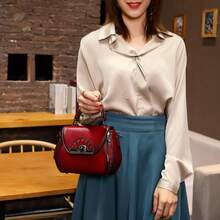 Women Top Handle Bags - 黑色 - 查看 5