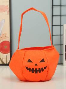 1/2PCS, Halloween Candy Bag, Candy Bag, Hand-Held 3D Pumpkin Bag, Children's Gift, Ghost Festival Prop
