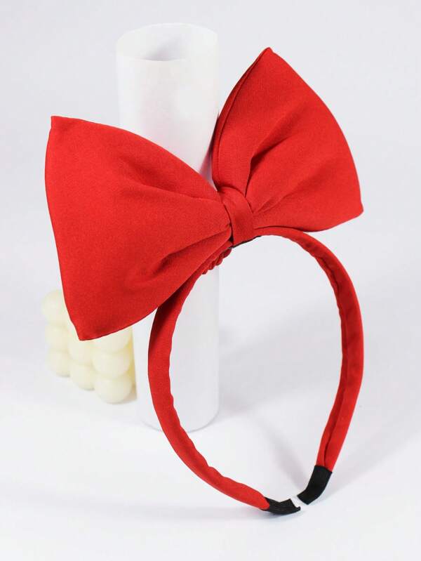 1 pieza Diadema de lazo extra grande para mujer, accesorio de cabeza elegante y versátil, regalo para días festivos