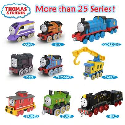 Thomas & Friends TrackMaster GORDON/THOMAS/YONGBAO/HAROLD - Zinc Alloy Toy Train - Pushed By Hand - Along Vehicle For Preschool Pretend Play Kids Ages 3+ Years -Children's Gift - There Are Many Toy Cars To Choose From