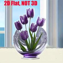 1 peça elegante decoração de mesa em acrílico 2D com estampa de Sakura rosa, decoração para casa e escritório em estilo Sakura floral rosa e roxo, ideal para sala de estar, quarto, sala de estudo, presente perfeito para amigos e familiares, placa e decoração de escritório, 2D plano