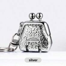 1 Pc Mini Wallet & Nail Clipper, Stainless Steel Foldable Portable Cute Nail Care Tool With Keychain, Can Be Hung On Backpack Handbag