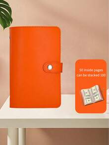 [Cash Storage]Cash Storage Notebook With 50pcs Of Inner Can Hold 100 Banknotes, With Banknote Photos, Stamps, Bank Card Storage Book A6 Large Capacity Cash Storage Notebook - Multicolor - View 14