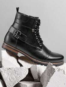 Men's Boots Classic Boots For Men - Black - View 3
