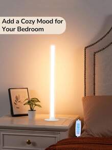 1pc Compact LED Desk Lamp, For Work, Reading, Learning, Bedside, Task Lighting, LED Light, USB Lamp, Computer Monitor Light