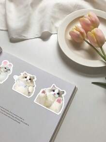 60pcs/Pack Cat Stickers, Creative Design, Suitable For Diary, Planner, Notebook, Laptop, DIY Decoration, Can Be Used To Decorate Living Room, Study, Window, Bedroom - Multicolor - View 5