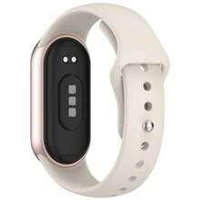 Breathable Silicone Strap Compatible With Xiaomi Band 10/9/8 Solid Color Reverse Buckle Comfortable Fitness Tracker Replacement Band High Elasticity - Multicolor - View 8