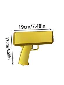 Money Spray Gun - Money Spray Gun - Reusable, Comes With Simulated Banknotes Perfect Party Prop For Weddings & Events! - Multicolor - View 5