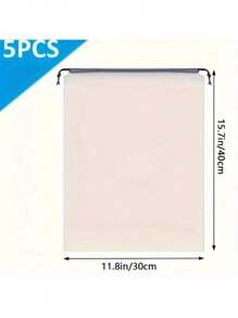 5/10 pezzi Sacche per scarpe da viaggio, grandi sacche per scarpe trasparenti, impermeabili e anti-polvere, portatili, per l'imballaggio delle scarpe, borsa porta scarpe unisex, scatola per scarpe, organizer per scarpe da viaggio, per viaggi estivi, vacanze, brevi viaggi, crociere, università, casa, hotel