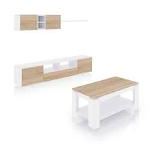 Duehome Pacote de sala de estar com mesa de centro Kenzo Plus V1