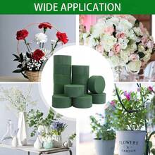 LOMIMOS 20PCS 3'' Wet Round Floral Foam BricksFlorist Block Flower Arrangement Supplies For Craft Project Spring Decoration - 4*8cm - Xem 7