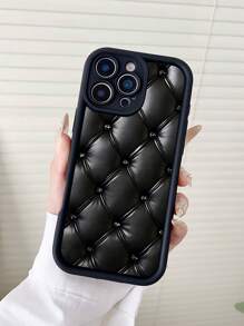 1 pieza Nuevo Estuche de teléfono 3D de 2 patrones, apto como regalo para novio, amigo, novia, familia, hermano, colega, hermano menor, pareja, compañero de clase, profesor, regalo de cumpleaños/vacaciones, protector suave mate negro a prueba de polvo y agua compatible con iPhone 13/16/15/14/13/12/11/Pro/ProMax/X/XR/XS/XSMAX/7/8/PLUS, /Redmi/OPPO/Vivo/Honor