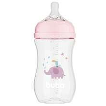 Kit 2 Mamadeiras Buba Easy Flow Anticólica 270ml 330ml, Copo de Treinamento com Alça 160ml e Porta Leite em Pó 300ml - Pink - Visão 6