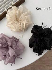 1 pièce Chouchou style ballet en ruban de maille, lien de cheveux à haute élasticité pour chignons, accessoires de cheveux chouchous liens de cheveux chouchou liens de cheveux queue de cheval