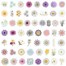 55 Stück Gänseblümchen Aufkleber, süße Blumen Aufkleber für Wasserflaschen, Laptops, Gepäck, Tagebücher, Eikecy wunderschöne Pflanzen Aufkleber und Dekorationen für Kinder, Jugendliche, Erwachsene, Schulmaterial, Rückkehr zur Schule
