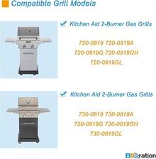 Replacement Parts For Kitchen Aid 2-Burner Gas Grill 720-0819 720-0819A 720-0819G 720-0819GH 720-0819GL 730-0819 730-0819A 730-0819G Grill Grate For Kitchenaid Grill Parts - 2-burner Cooking Grates - View 2