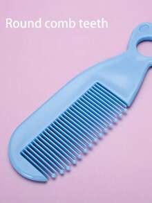 6PCS/Set Baby Cleaning Kits With Cartoon Handles In Blue, Pink, Yellow, Grey And White, Including Mail And Hair Care Products Such As Beauty Brushes, Combs And Nail Clippers, Are Designed For Home Use - Multicolor - View 9