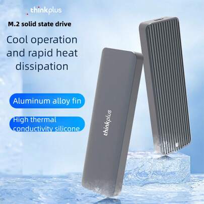 Lenovo Lenovo K02 USB 3.0 External SSD Enclosure For M.2 NVMe Drives, Compatible With Laptops & Desktops