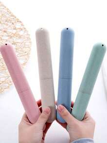 4/2/1pc Travel Toothbrush Case, Plastic Toothbrush Storage Box,Portable Breathable Toothbrush Holder, Holder Toothbrush Travel Containers For Trip Home Camping School Dust-Proof And Sanitary - Toothbrush Storage Box - View 9