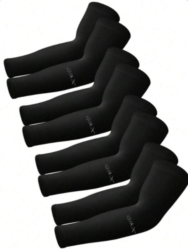 1/2 Pairs Sunscreen Cooling Arm Cover Compression Tattoo Cover Male And Female Youth Sunscreen Cover (Unmarked Quantity Is 1 Pair Set)