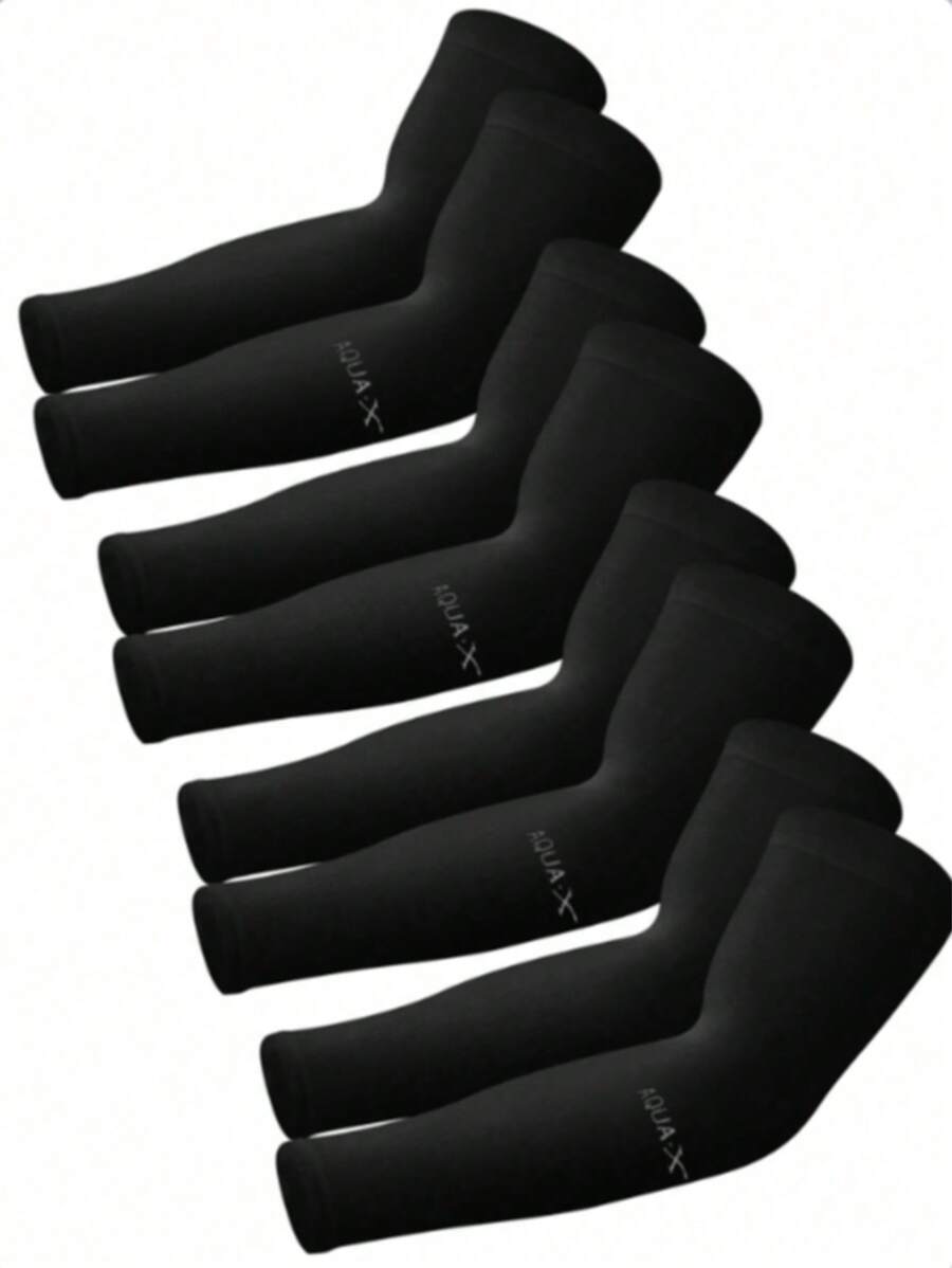 1/2 Pairs Sunscreen Cooling Arm Cover Compression Tattoo Cover Male And Female Youth Sunscreen Cover (Unmarked Quantity Is 1 Pair Set)
