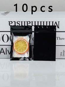 100/10pcs Transparent Holographic Bags, Odor-Proof Packaging Bags, Sealed Bags, Polyester Film Food Storage Bags, Zipper Sealed Bags, Polyester Film Holographic Resealable Bags, Gift Bags, Odor-Proof Bags, Aluminum Foil Bags, Suitable For Party Gifts Food Storage, Polyester Film Bags, Transparent Window Holographic Resealable Packaging