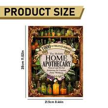 1PCS-1000+ Forgotten Apothecary Recipes - The Complete Guide To The World'S Most Unknown Medications, Softcover Notebook For Home, Office, And Teaching, Ideal Gift For Family, Colleagues, And Friends, Decorative Notebook,School Supplies,Back To School - A4 - 查看 7
