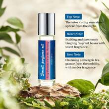 10ml Pheromone Roll-On Perfume Oil - Vanilla Amber, Fruity, Floral & Musk Notes | For Everyday Wear, Suitable For All Occasions, Boosts Confidence, Emits Elegance