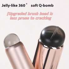 Silicone Lip Brush, Mini Silicone Brush, Portable Concealer Makeup Brush And Lip Brush, Lip Gloss, Lipstick And Concealer - Comes With Dust Cover. - Pink - View 4