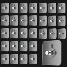 10/20/30pcs Plastic Self-Adhesive Wall Hooks - Heavy-Duty 5.9kg Max - No Drill Picture Hangers For Home & Office Decor, Easy Install, Durable Plastic, Transparent Design, Wallmounted, Home Decor Hooks|Transparent Design|Heavyduty Hangers, Hooks For Hangin