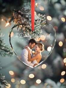 Customized Christmas Tree Ornaments, Personalized Text And Photos, Car Interior Rearview Mirror Ornaments, Christmas Gifts, Star Fireworks And Snowflake Ornaments, Personalized Christmas Decoration Ornaments, Multi-Functional, Ornamental, Exquisite, Stylish, Colorful, Modern, Custom, Ideal Gifts For Her, Tea Room, Home, Garden, Office, For Anniversaries,Fall Decor,Elegant Living,Artful Living