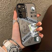 Funda de Teléfono de Álbum de Ídolo Coreano Popular V, Compatible con Samsung S25 S24 S23 S22 S21 S20 FE Ultra Plus 4G 5G, Cubierta Trasera Mate a Prueba de Golpes - Colores mixtos - Ver 4